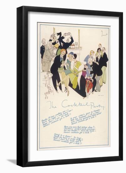 The Cocktail Party-null-Framed Art Print