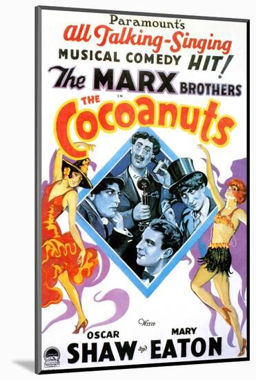 The Cocoanuts, Chico Marx, Groucho Marx, Harpo Marx, Zeppo Marx, 1929-null-Mounted Photo