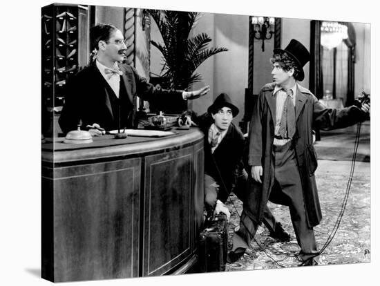 The Cocoanuts, The Marx Brothers (Groucho Marx, Chico Marx, Harpo Marx), 1929-null-Stretched Canvas