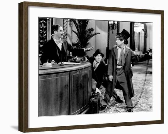 The Cocoanuts, The Marx Brothers (Groucho Marx, Chico Marx, Harpo Marx), 1929-null-Framed Photo