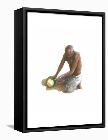 The Coconut Man, 2015-Lincoln Seligman-Framed Stretched Canvas