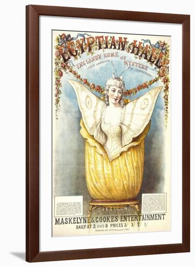 The Cocoon Illusion Presented by Buatier De Kolta at the Egyptian Hall-Henry Evanion-Framed Giclee Print