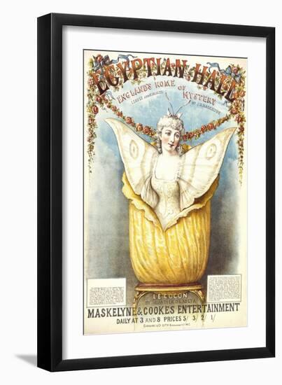 The Cocoon Illusion Presented by Buatier De Kolta at the Egyptian Hall-Henry Evanion-Framed Premium Giclee Print