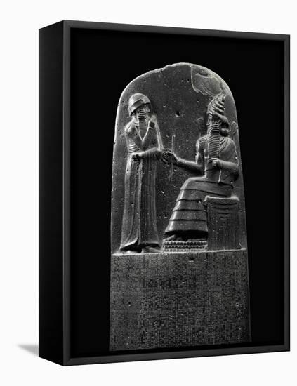 The Code of Hammurabi (1792-1750 BCE), 282 Laws-null-Framed Stretched Canvas