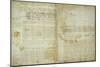 The Codex Hammer Pages 48-51-Leonardo da Vinci-Mounted Giclee Print