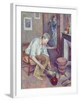 The Coffee, 1892-Maximilien Luce-Framed Giclee Print