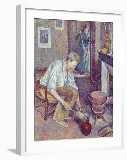 The Coffee, 1892-Maximilien Luce-Framed Giclee Print