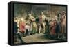 The Coffee House Orator-Edgar Bundy-Framed Stretched Canvas