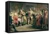 The Coffee House Orator-Edgar Bundy-Framed Stretched Canvas