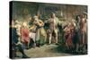 The Coffee House Orator-Edgar Bundy-Stretched Canvas