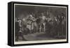 The Coffee House Orator-Edgar Bundy-Framed Stretched Canvas