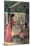 The Coffee is Poured - the Artist's Wife with Their 2 Daughters-Laurits Regner Tuxen-Mounted Giclee Print