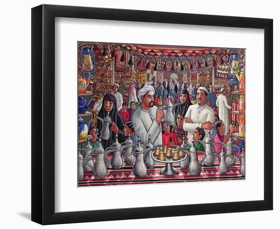 The Coffee Pot Seller, 2007-P.J. Crook-Framed Premium Giclee Print