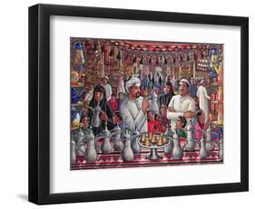 The Coffee Pot Seller, 2007-P.J. Crook-Framed Premium Giclee Print