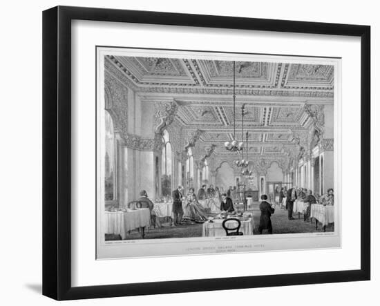 The Coffee Room in the London Bridge Railway Terminus Hotel, Bermondsey, London, 1860-Vincent Brooks-Framed Giclee Print