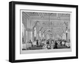 The Coffee Room in the London Bridge Railway Terminus Hotel, Bermondsey, London, 1860-Vincent Brooks-Framed Giclee Print