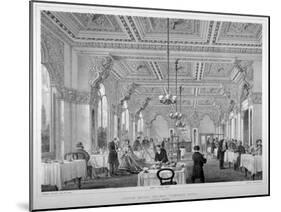 The Coffee Room in the London Bridge Railway Terminus Hotel, Bermondsey, London, 1860-Vincent Brooks-Mounted Giclee Print