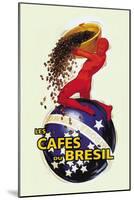 The Coffees of Brazil-null-Mounted Art Print