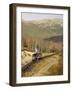 The Cog Railroad on Mt. Washington in Twin Mountain, New Hampshire, USA-Jerry & Marcy Monkman-Framed Photographic Print