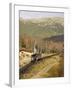 The Cog Railroad on Mt. Washington in Twin Mountain, New Hampshire, USA-Jerry & Marcy Monkman-Framed Photographic Print