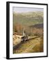 The Cog Railroad on Mt. Washington in Twin Mountain, New Hampshire, USA-Jerry & Marcy Monkman-Framed Photographic Print