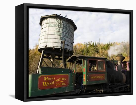 The Cog Railroad on Mt. Washington in Twin Mountain, New Hampshire, USA-Jerry & Marcy Monkman-Framed Stretched Canvas