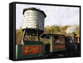 The Cog Railroad on Mt. Washington in Twin Mountain, New Hampshire, USA-Jerry & Marcy Monkman-Framed Stretched Canvas