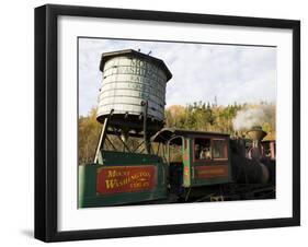 The Cog Railroad on Mt. Washington in Twin Mountain, New Hampshire, USA-Jerry & Marcy Monkman-Framed Photographic Print