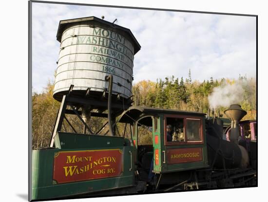 The Cog Railroad on Mt. Washington in Twin Mountain, New Hampshire, USA-Jerry & Marcy Monkman-Mounted Photographic Print