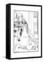 The Coiffing-Aubrey Beardsley-Framed Stretched Canvas