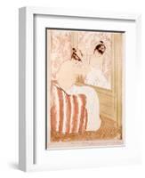 The Coiffure-Mary Stevenson Cassatt-Framed Giclee Print