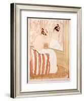 The Coiffure-Mary Stevenson Cassatt-Framed Giclee Print