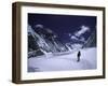 The Cold Trek Through the Western Comb, Nepal-Michael Brown-Framed Photographic Print