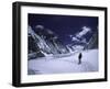 The Cold Trek Through the Western Comb, Nepal-Michael Brown-Framed Photographic Print