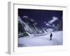 The Cold Trek Through the Western Comb, Nepal-Michael Brown-Framed Photographic Print