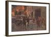 'The Coldstream Guards at Landrecies, August, 1914', 1915 (1928)-William Barnes Wollen-Framed Giclee Print