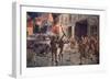 The Coldstream Guards at Landrecies, August 1914-William Barnes Wollen-Framed Giclee Print