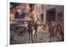 The Coldstream Guards at Landrecies, August 1914-William Barnes Wollen-Framed Giclee Print