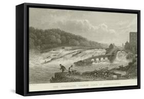 The Coleraine Salmon Leap-Thomas Mann Baynes-Framed Stretched Canvas