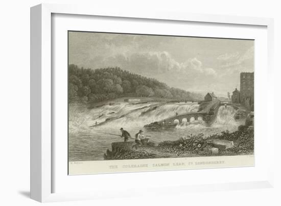 The Coleraine Salmon Leap-Thomas Mann Baynes-Framed Giclee Print