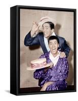 THE COLGATE COMEDY HOUR, from top: Dean Martin, Jerry Lewis, (1955), 1950-55-null-Framed Stretched Canvas