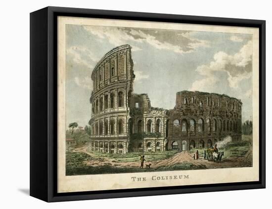 The Coliseum-Merigot-Framed Stretched Canvas