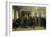 The Collapse of a Bank, 1881-Vladimir Egorovic Makovsky-Framed Giclee Print