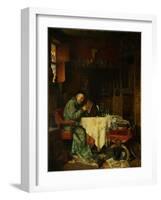 The Collector, 1880-Eduard Von Gruetzner-Framed Giclee Print