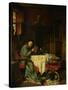 The Collector, 1880-Eduard Von Gruetzner-Stretched Canvas