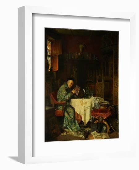 The Collector, 1880-Eduard Von Gruetzner-Framed Giclee Print