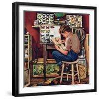 "The Collector", August 11, 1951-Stevan Dohanos-Framed Giclee Print