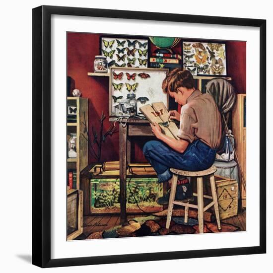 "The Collector", August 11, 1951-Stevan Dohanos-Framed Giclee Print