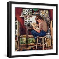 "The Collector", August 11, 1951-Stevan Dohanos-Framed Giclee Print