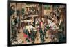 The Collector of Tithes, 1618-Pieter Brueghel the Younger-Framed Giclee Print